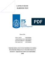 Laporan Praktikum Hardness Test