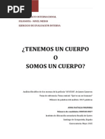 La Teoría Del Alma y Cuerpo