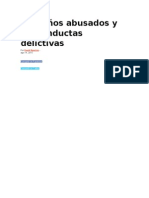 Los Niños Abusados y Las Conductas Delictivas