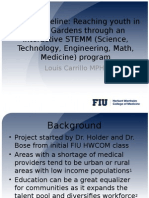 Project Pipeline: Reaching Youth in Miami Gardens Through An Interactive STEMM (Science, Technology, Engineering, Math, Medicine) Program