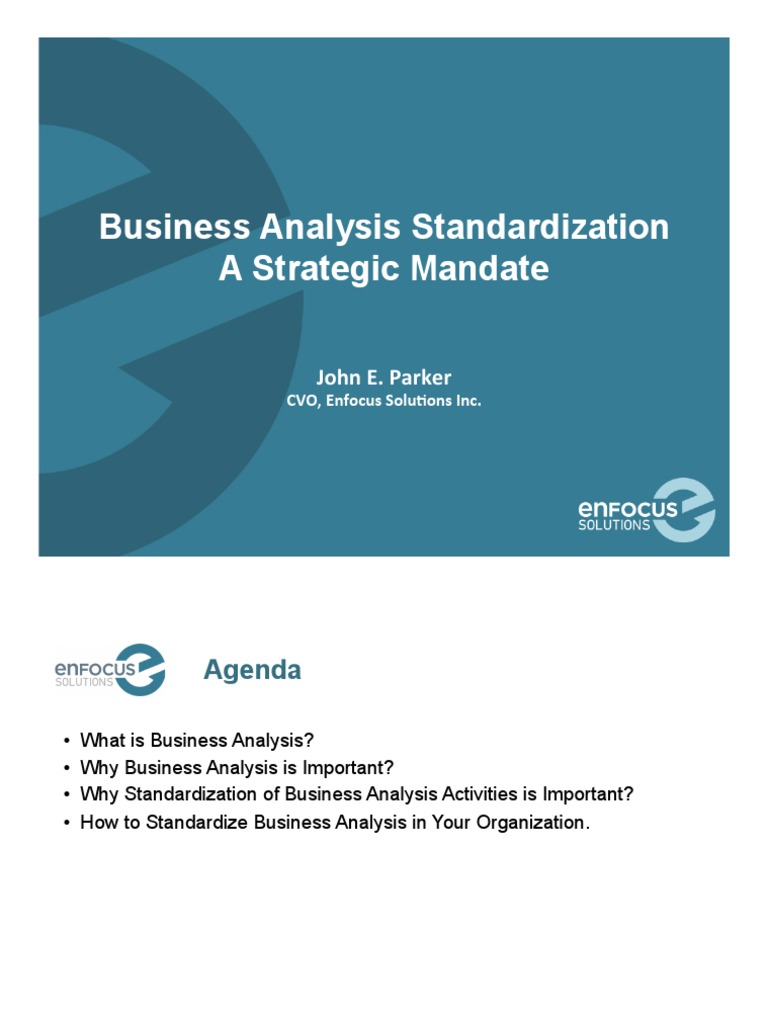 Business Analysis Presentation | PDF | Business Analysis | Business Process