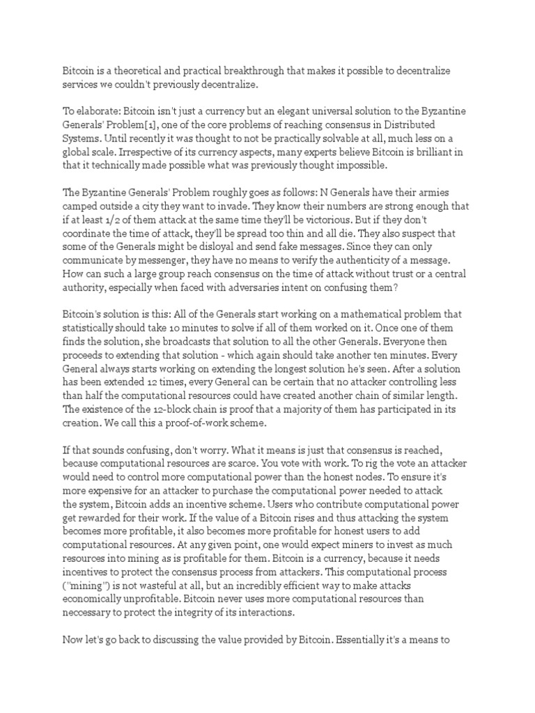 Bitcoin: Solving Decentralization Challenges | PDF | Bitcoin | Espionage  Techniques