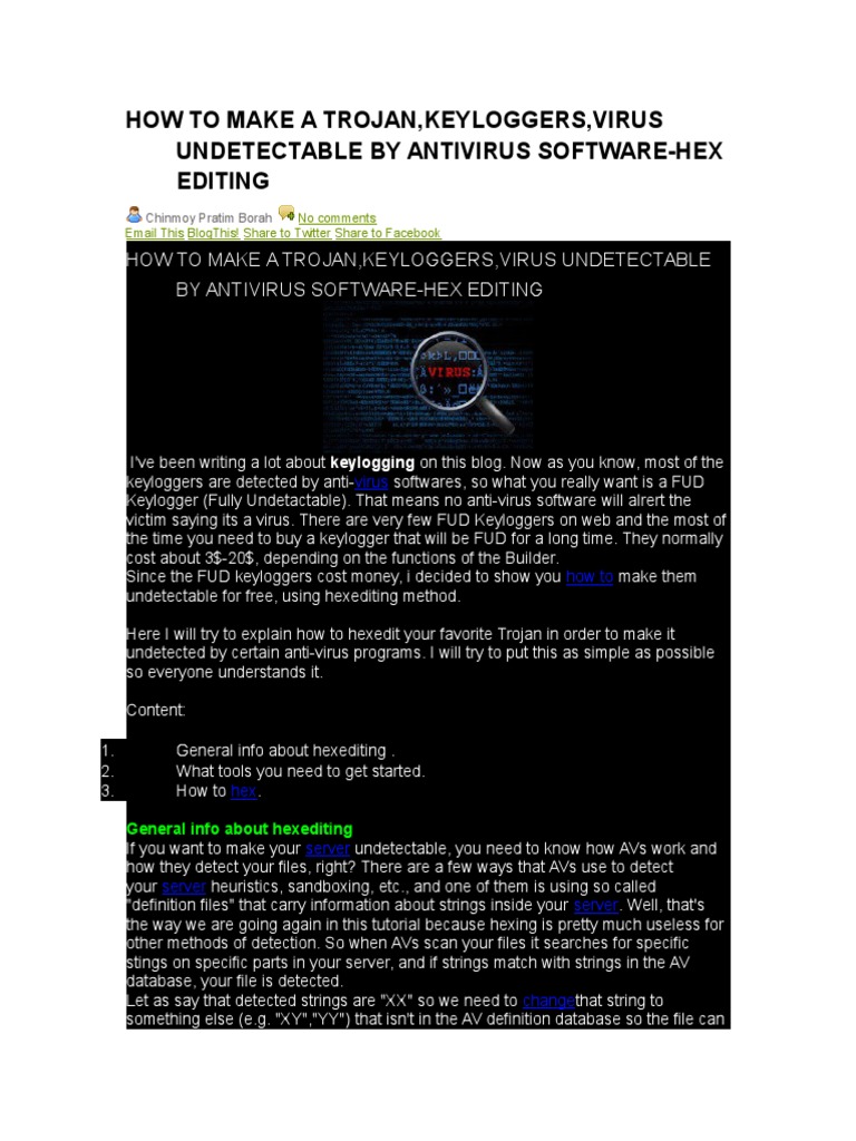 How To Create Trojan Malware , Difference Between Virus, Worms and ...