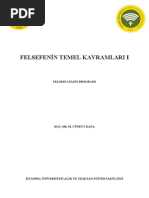 Felsefenin Temel Kavramları Ders Kitabı PDF