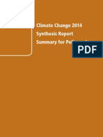 Chapter Climate Change 2014 Synthesis Report