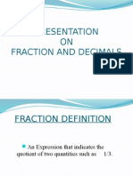 Decimals and Fractions