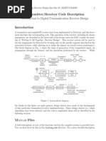 Transmitter/Receiver Code Description Introduction To Digital Communication Receiver Design