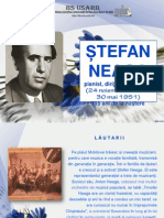 ȘTEFAN NEAGA: pianist, dirijor, compozitor (24 noiembrie 1900 - 30 mai 1951)