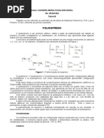 Relatório POLIISOPRENO