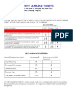 Lab Equipment Learning Targets