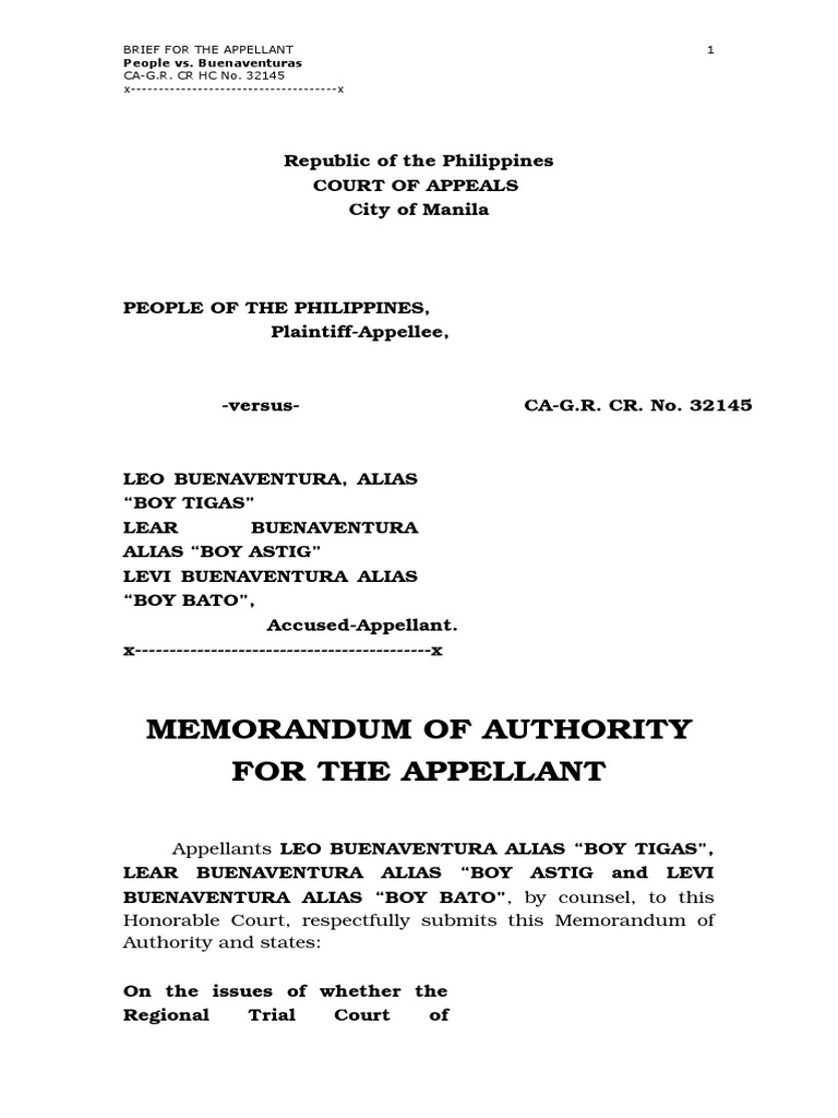 Memorandum of Authority Search Warrant Search And Seizure