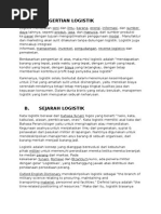 Download PENGERTIAN LOGISTIK by ega okta SN290530971 doc pdf