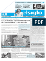 Edición Impresa El Siglo 20-11-2015