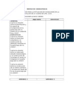 Matriz de Consistencia