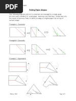 Folding 2D Paper Polygons