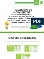 Taller Simulación - Ajuste Historico