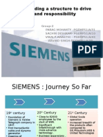 Siemens: Building A Structure To Drive Performance and Responsibility