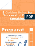 Golden Rules: 8 For Successful Public Speaking
