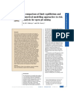 A Comparison of Limit Equilibrium and Numerical Modelling Approaches to Risk Analysis for Open Pit Mining