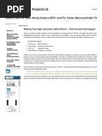 Calculator With Arduino - MIcrocontroller Projects