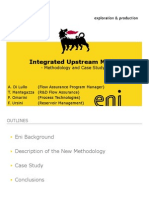 Integrated Upstream Model: - Methodology and Case Study