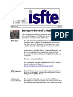 ISTE Newsletter 27 March 10