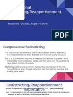 Congressional Redistricting-Reapportionment