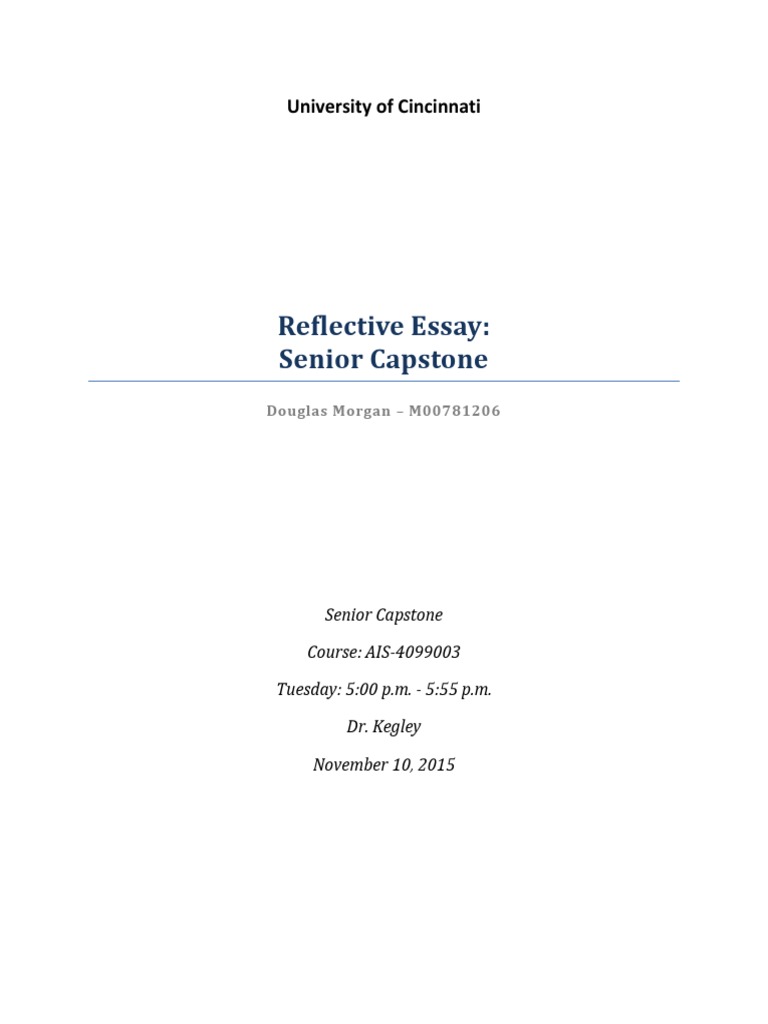 Reflective essay douglas 03 picture