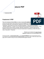 Fusionner Plusieurs PDF