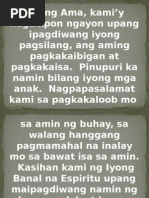 Panalangin Para Sa Pta Meeting - magdasal sandali