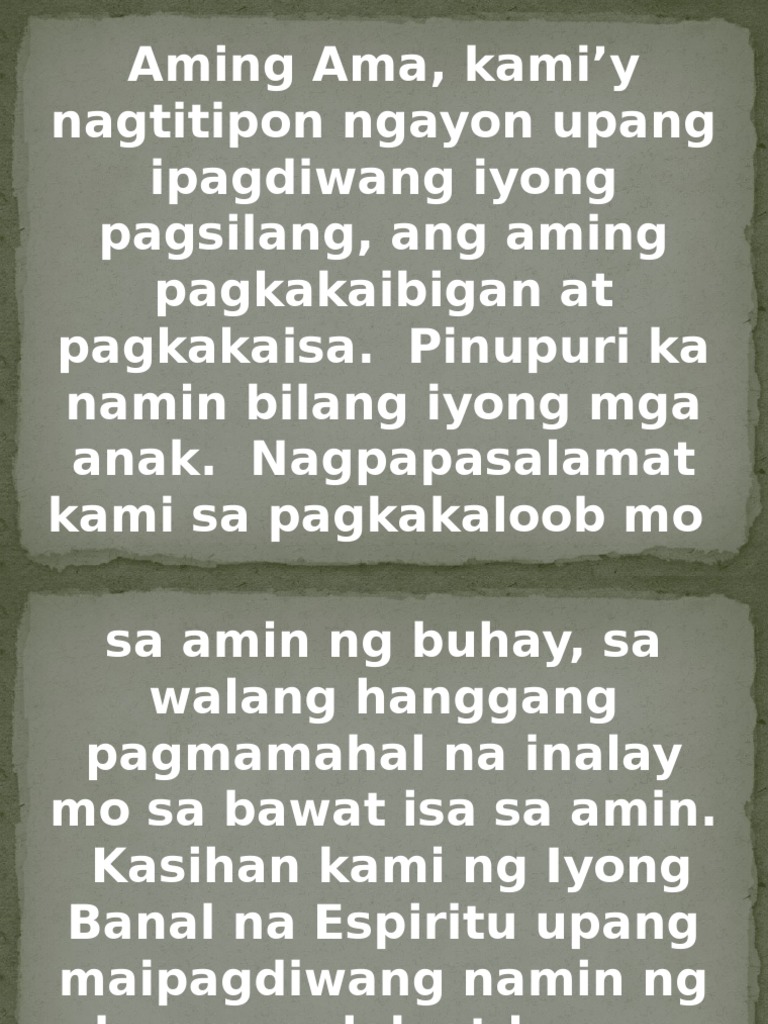 Panalangin Bago Magsimula Ang Pagpupulong - Hot Bubble