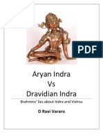 Aryan Indra Vs Dravidian Indra