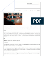 La Demanda Defectuosa Interrumpe El Plazo de Prescripción Por Aplicación Del Art PDF