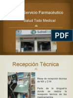 Visita de Inspeccion A Un Servicio Farmaceutico