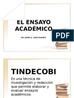 Tecnica Tindecob para Elaboracion de Ensayos