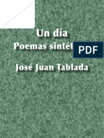Un Día. Poemas Sintéticos - José Juan Tablada