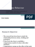 Consumer Behaviour: Compensatory Norms As A Relationship of Colour, Clothes and Profession