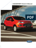 Ford Ecosport Trend 1.5L Ti-VCT Owners Manual
