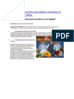 Desarrollo Psicologico Durante La Infancia