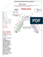 Technomed Order-Form Custom Made Pressure Garments Torso