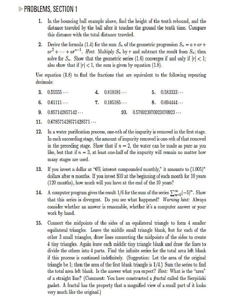 Mary L Boas Solution For Ch 1 Section 1