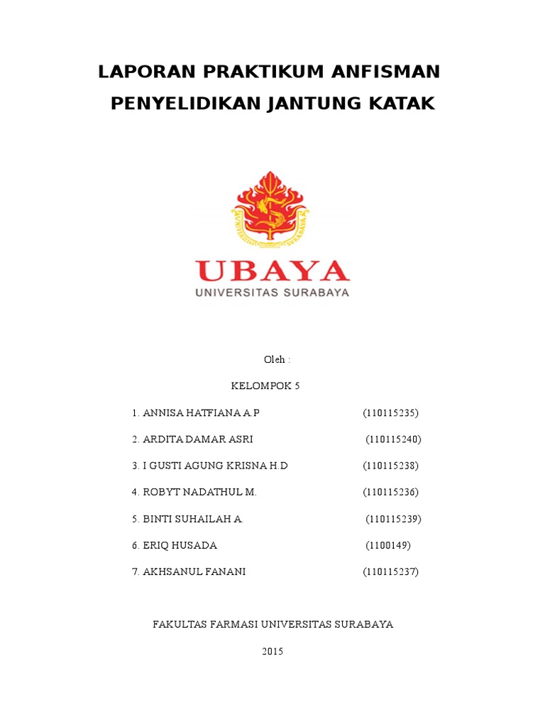 LAPORAN PRAKTIKUM Jantung Katak | PDF