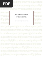 Java Lab Mannual