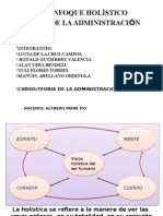 Enfoque holístico de la administración