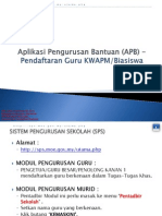 Apb Biasiswa&Kwapm-daftar Guru Di Eoperasi Dan Apdm