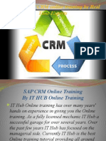 The Best SAP CRM Online Training by Real Time Experts
