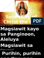 Christ The King Mass