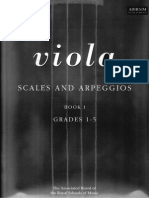 Abrsm Viola Scales and Arpeggios Book 1 Viola PDF
