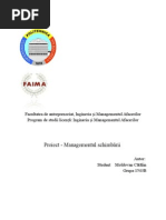 Proiect Managementul Schimbării Cătălin Moldovan 1543B