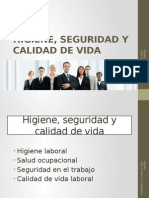 Higiene Seguridad y Calidad de Vida